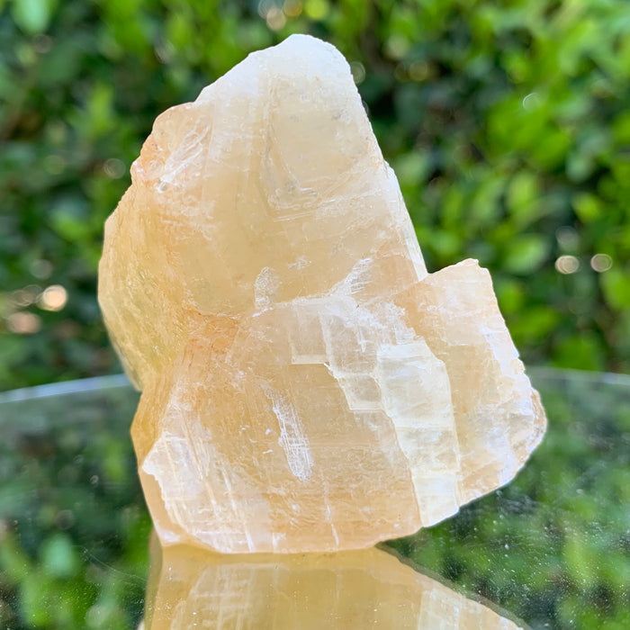 122.0g 7x6x4cm Gold Yellow Honey Calcite from China