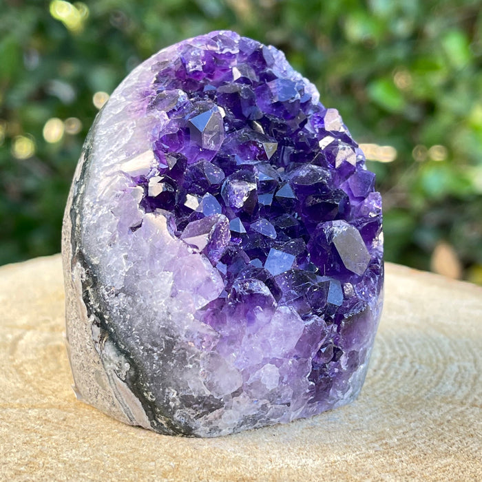 312g 6x5x5cm Purple Amethyst Geode Grade A from Uruguay