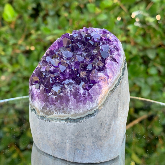 466g 7x7x7cm Purple Amethyst Geode from Uruguay