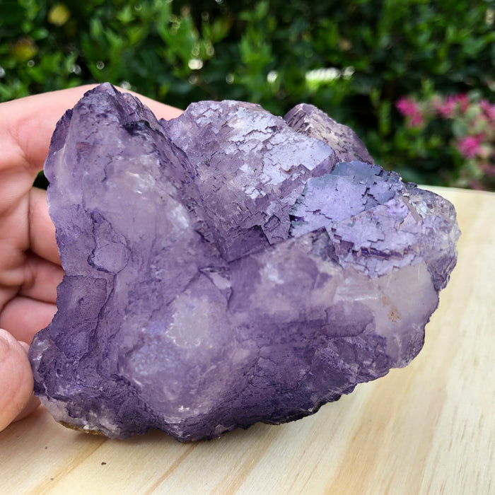 676g 10x10x10cm Purple Fluorite from China