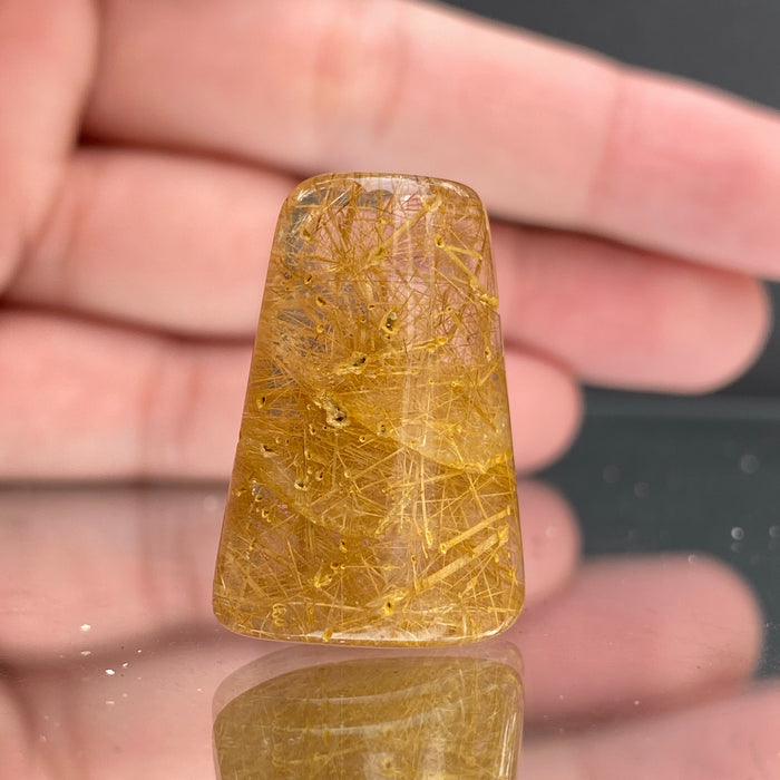 7.4g 2.8x2x1.1cm Clear Rutilated Quartz from China