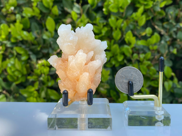 90g 7x6x5cm Orange Stalatite Stalagmite Calcite from United States