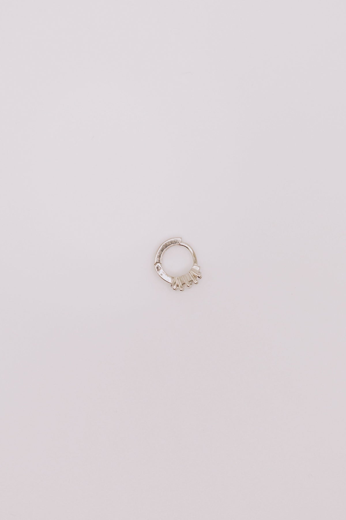 Dainty Glimmer Hoop Earring