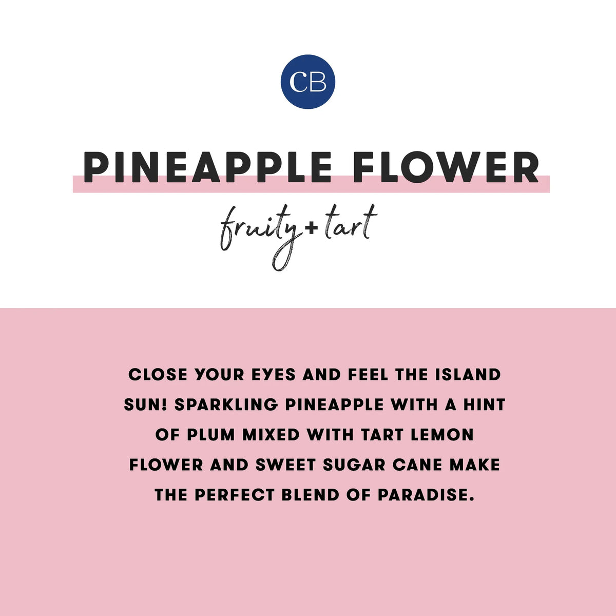 CAPRI BLUE - Pineapple Flower Pattern Play Travel Tin, 8.5 oz