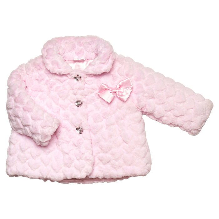 Baby Fur Coat - Hearts (6-24m) 04JTC9258