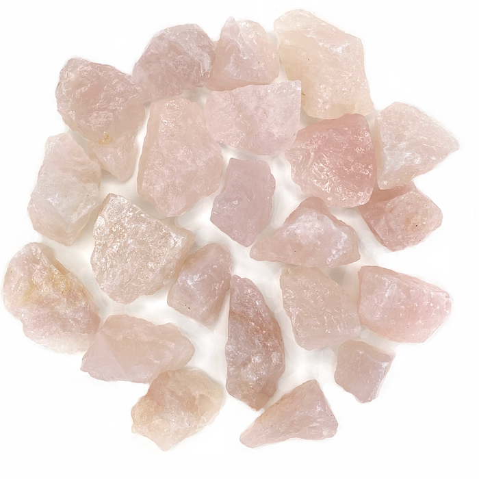 Bulk Rough Stone - Large - Pink Rose Quartz from Brazil