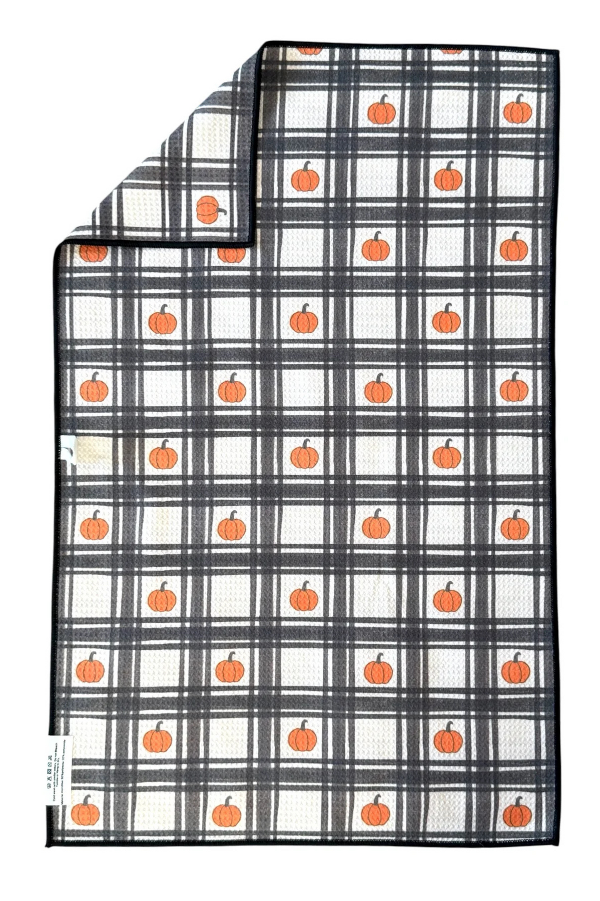 CRAE.HOME - Grid of Gourds: Double-Sided Hand Towel