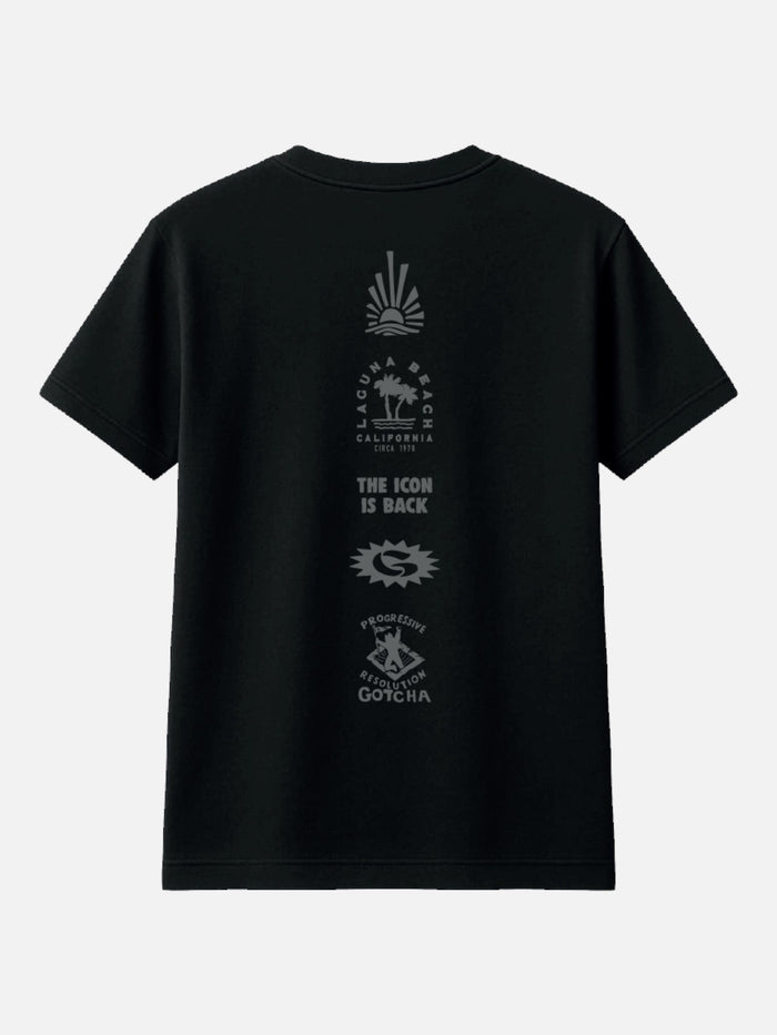 Remera Gotcha Full Back Negro