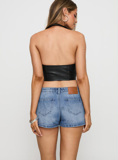 Symphony Denim Skort Mid Wash