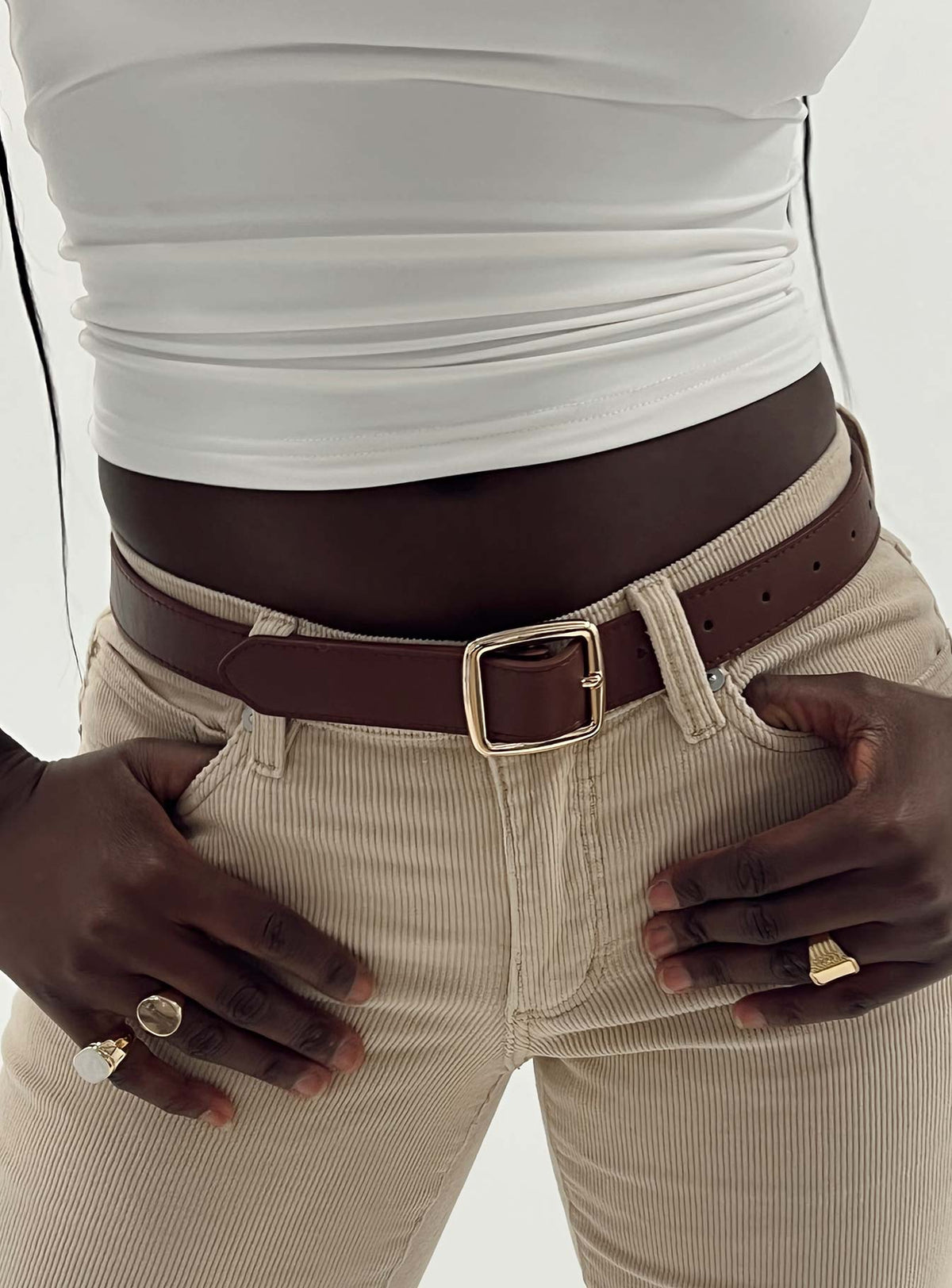 Chapman Belt Brown / Gold