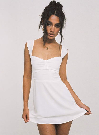 Landon Mini Dress White