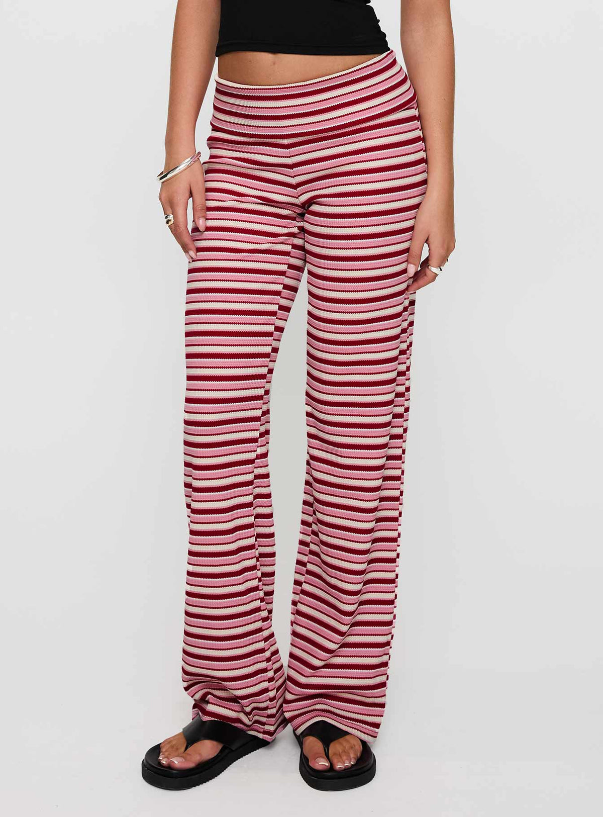 Dreamgirl Folded Pant Pink Multi