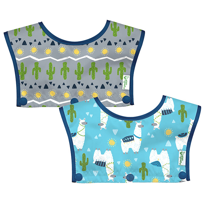 Waterproof Tops for Snap + Go® Silicone Food-catcher Bib (2 pack)