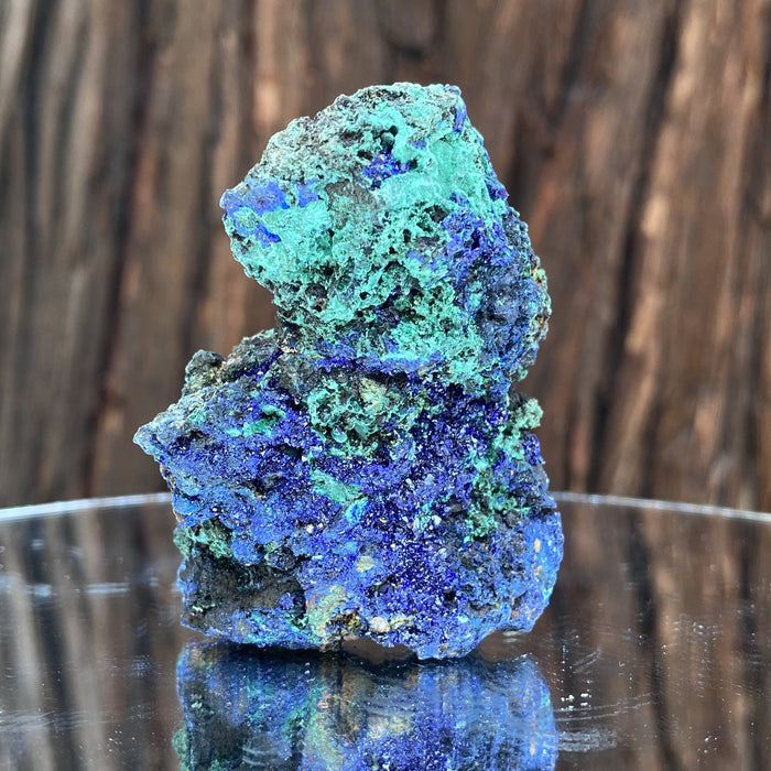 102g 6x5x4cm Blue Shiny Azurite from Laos - Locco Decor