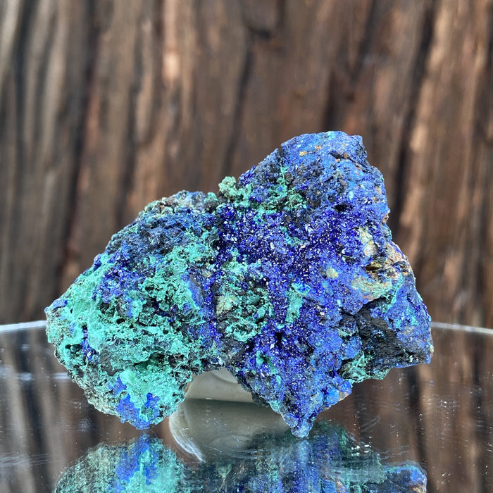 102g 6x5x4cm Blue Shiny Azurite from Laos - Locco Decor