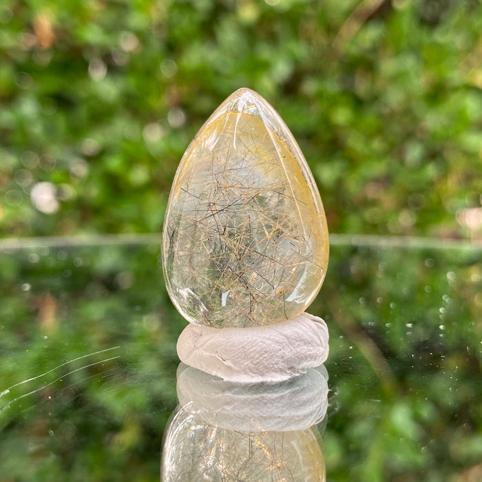 10.7g 3.2x2.2x1.2cm Clear Rutilated Quartz from China