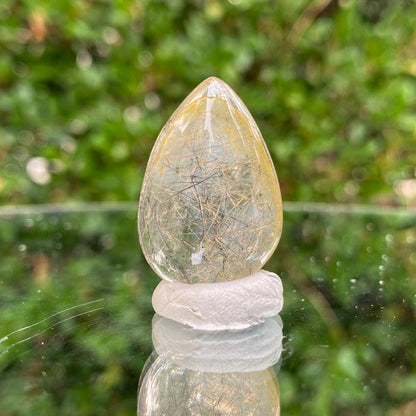 10.7g 3.2x2.2x1.2cm Clear Rutilated Quartz from China