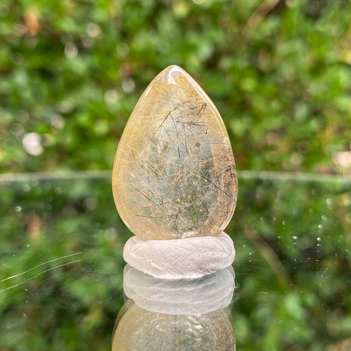 10.7g 3.2x2.2x1.2cm Clear Rutilated Quartz from China