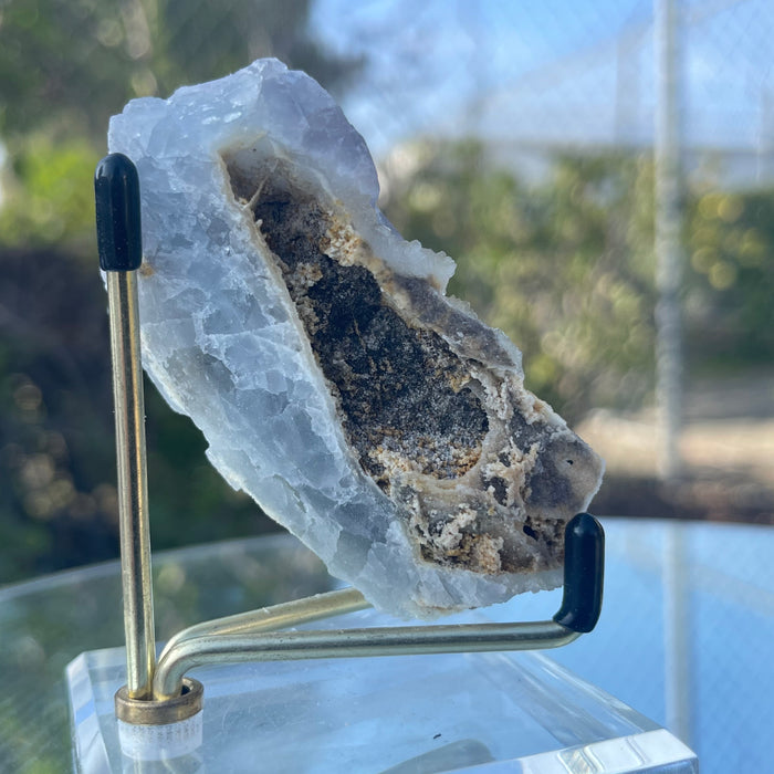 110g 7x5x3cm Purple Manaoshan Fluorite from China