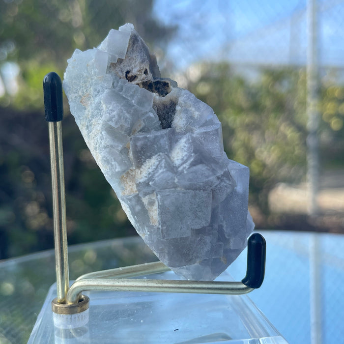110g 7x5x3cm Purple Manaoshan Fluorite from China