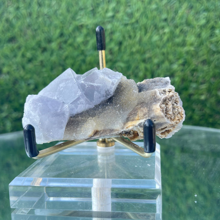 110g 7x5x3cm Purple Manaoshan Fluorite from China