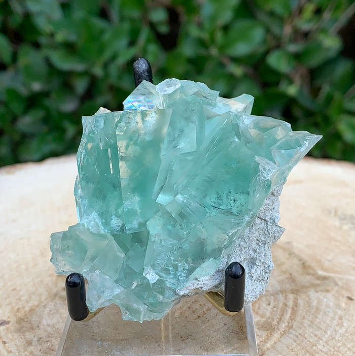 118g 7x7x5cm Clear Yaogangxian Fluorite from China