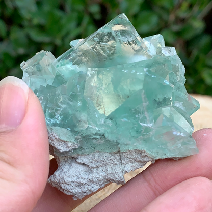 118g 7x7x5cm Clear Yaogangxian Fluorite from China