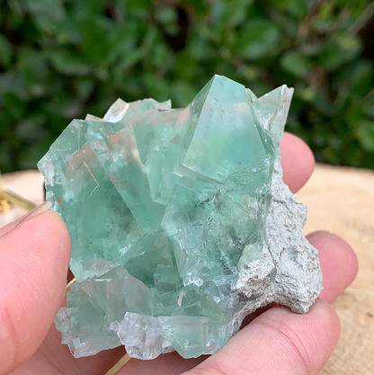 118g 7x7x5cm Clear Yaogangxian Fluorite from China