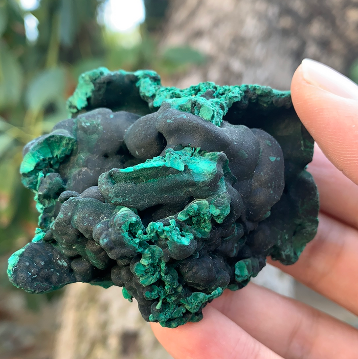 119.2g 7x6x4cm Natural Malachite from Laos