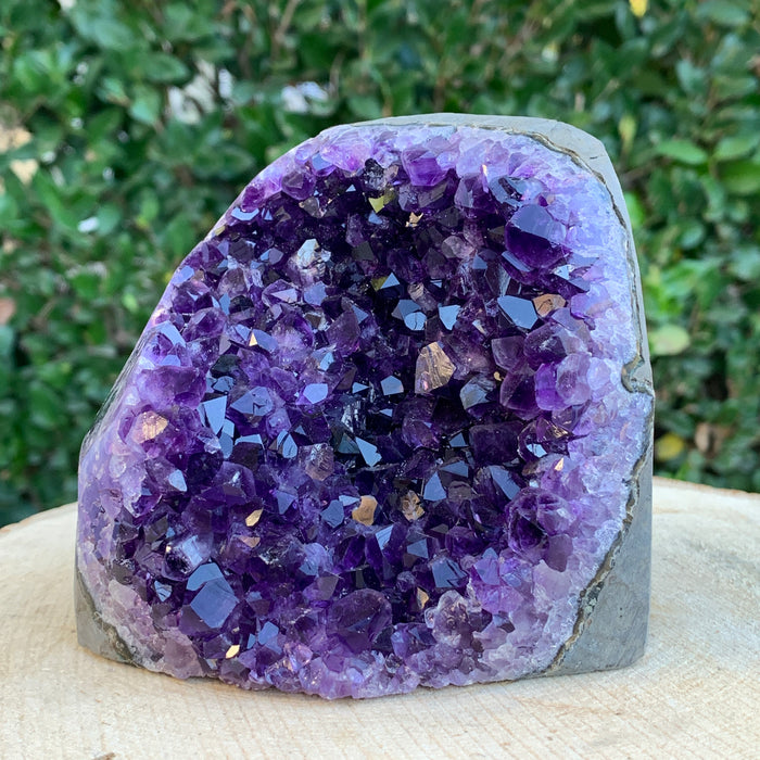 1.1kg 11x11x8cm Purple Amethyst Cluster Cutbase Grade Extra from Uruguay