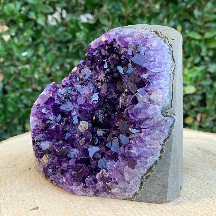 1.1kg 11x11x8cm Purple Amethyst Cluster Cutbase Grade Extra from Uruguay