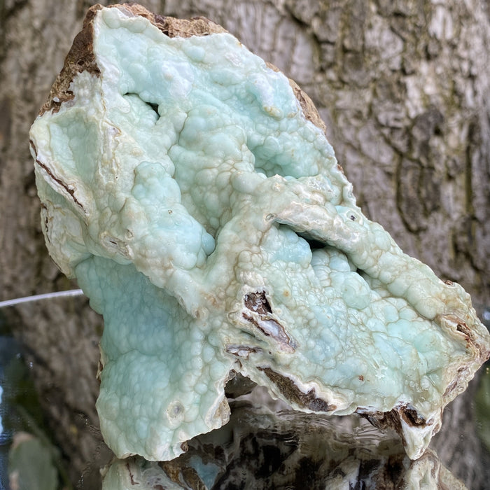 1.202kg 15x10x9cm Sky Blue Hemimorphite from Yunnan, China - Locco Decor