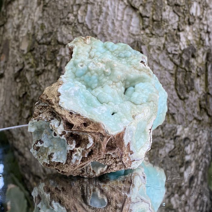 1.202kg 15x10x9cm Sky Blue Hemimorphite from Yunnan, China - Locco Decor