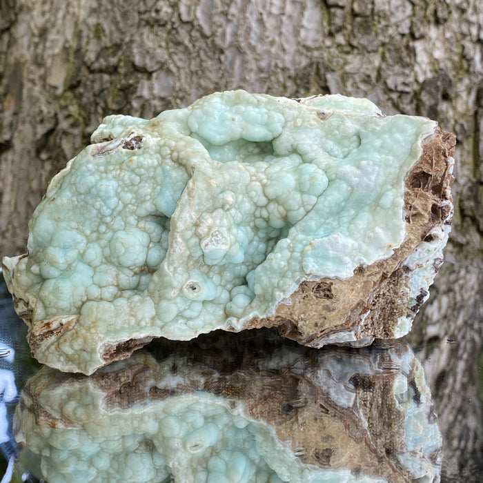 1.202kg 15x10x9cm Sky Blue Hemimorphite from Yunnan, China - Locco Decor