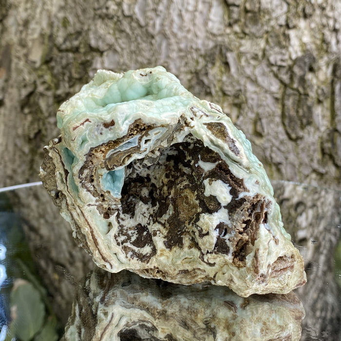 1.202kg 15x10x9cm Sky Blue Hemimorphite from Yunnan, China - Locco Decor