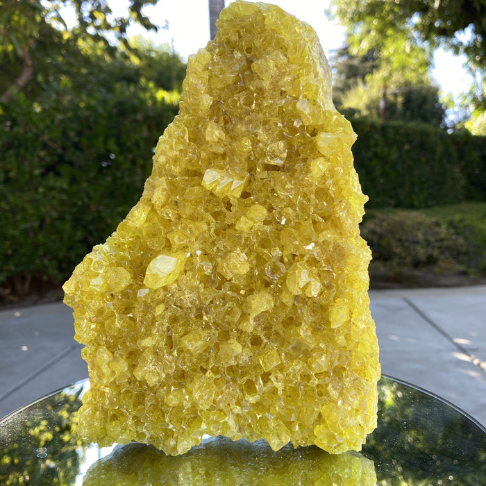 1.33kg 20x15x6cm Yellow Sulfur Specimen from Bolivia - Locco Decor