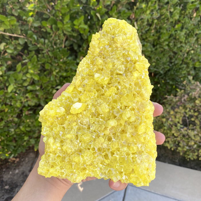 1.33kg 20x15x6cm Yellow Sulfur Specimen from Bolivia - Locco Decor