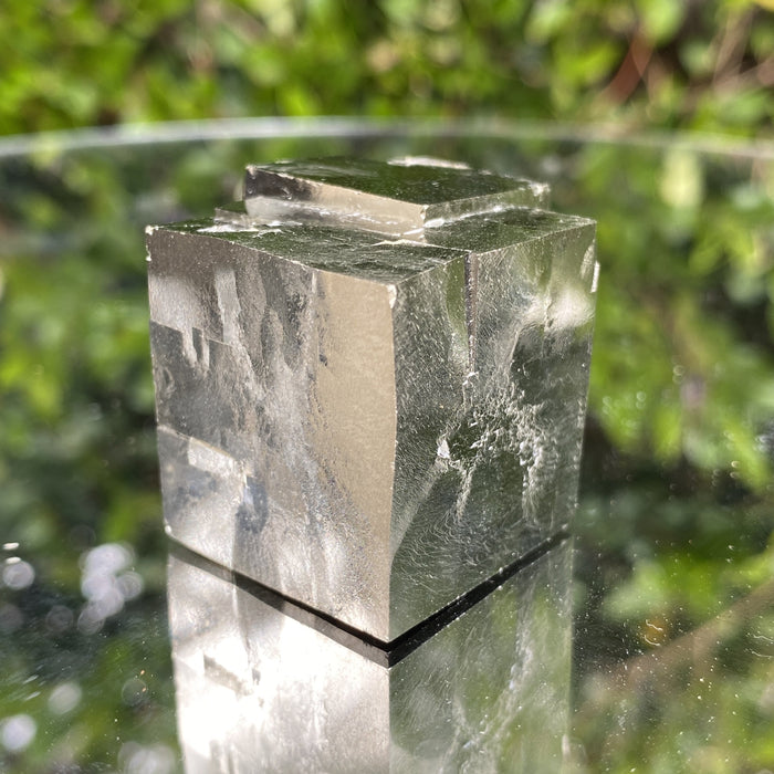 134g 3.5x3.5x3.5cm Cubic Matrix Gold Spainish Pyrite from Spain - Locco Decor