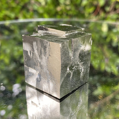 134g 3.5x3.5x3.5cm Cubic Matrix Gold Spainish Pyrite from Spain - Locco Decor