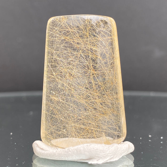 14.1g 3.6x2.3x1.1cm Clear Rutilated Quartz from China