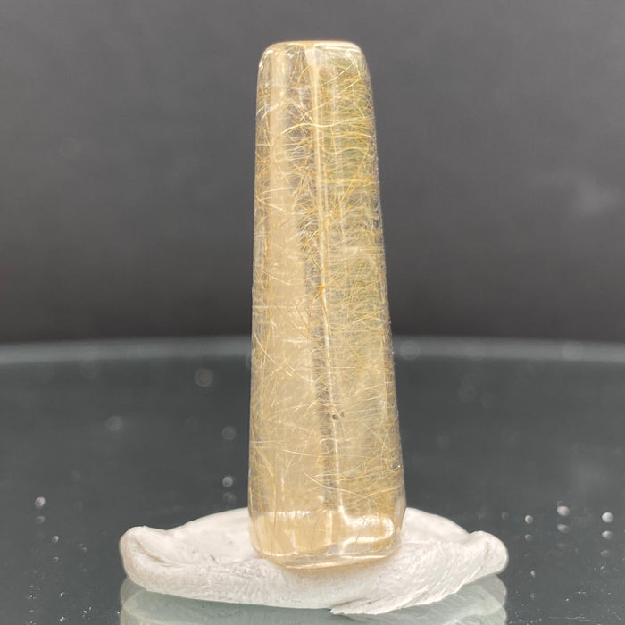 14.1g 3.6x2.3x1.1cm Clear Rutilated Quartz from China