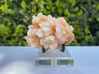 144g 7x7x6cm Orange Stalatite Stalagmite Calcite from United States - Locco Decor