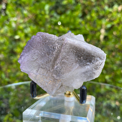 150g 7x6x4cm Water Erosion Rough Surface Purple Fluorite from Balochistan, Pakistan