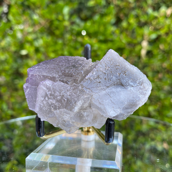150g 7x6x4cm Water Erosion Rough Surface Purple Fluorite from Balochistan, Pakistan