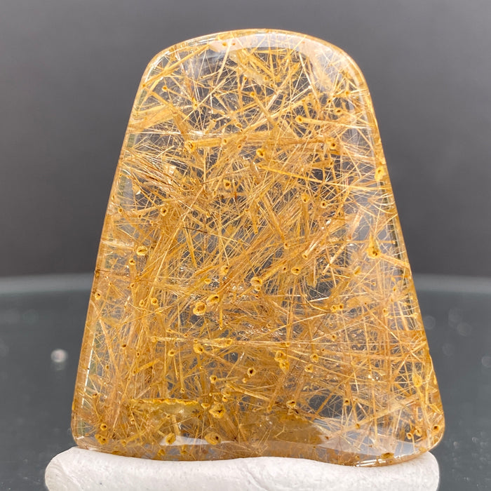 15.4g 3.8x3.1x0.9cm Clear Rutilated Quartz from China