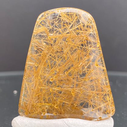 15.4g 3.8x3.1x0.9cm Clear Rutilated Quartz from China