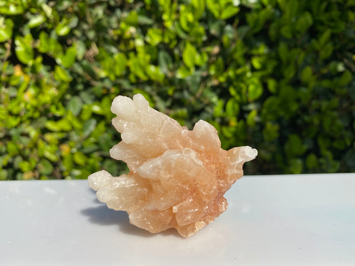 154g 8x7x5cm Orange Stalatite Stalagmite Calcite from United States