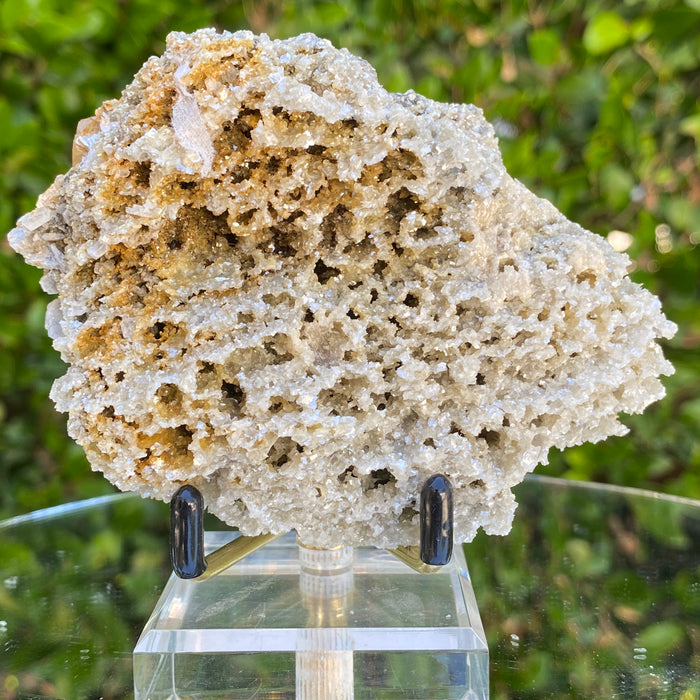 158g 10x7x5cm Orange Scheelite on Silver Muscovite from China