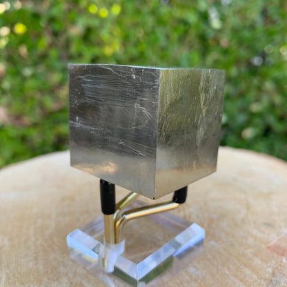 172.0g 4x3x3cm Perfect Silver Spanish Pyrite from Spain
