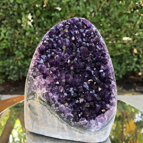 1.7kg 13x10x9cm Purple Amethyst Geode from Uruguay